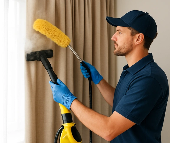 Emergency same-day curtain stain removal amberley Matty Curtain Cleaning